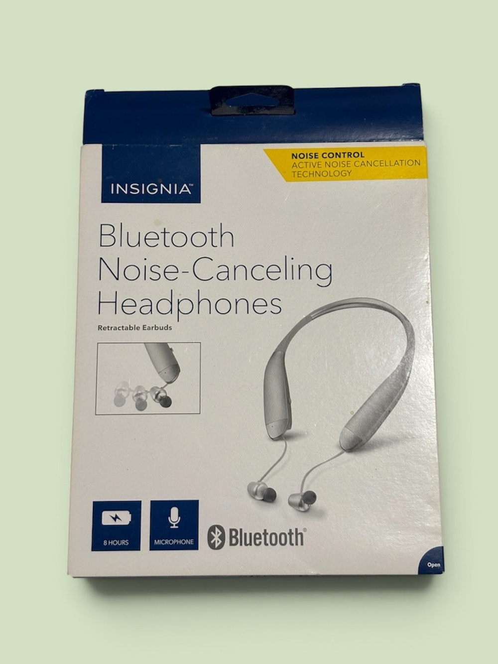 NWOT Insignia Bluetooth Noise-Canceling Headphones - Gray